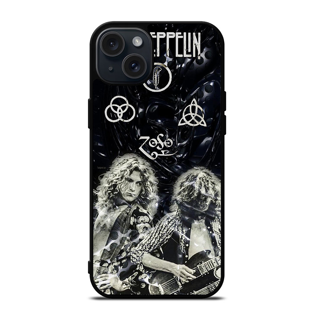 LED ZEPPELIN ROCK BAND iPhone 15 Plus Case Cover