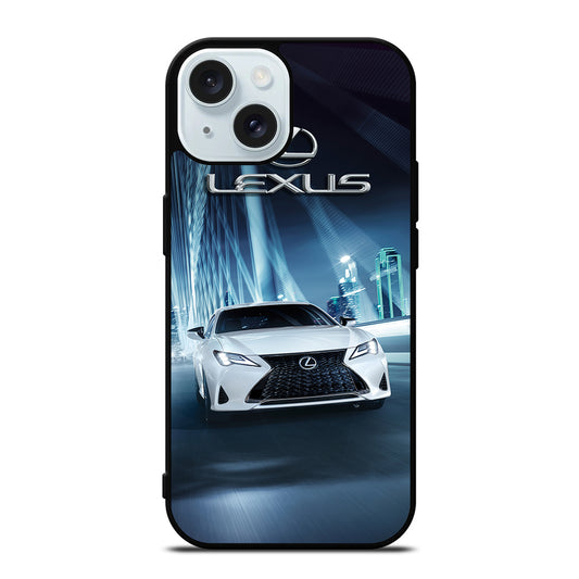 LEXUS WHITE CAR iPhone 15 Case Cover