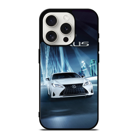 LEXUS WHITE CAR iPhone 15 Pro Case Cover