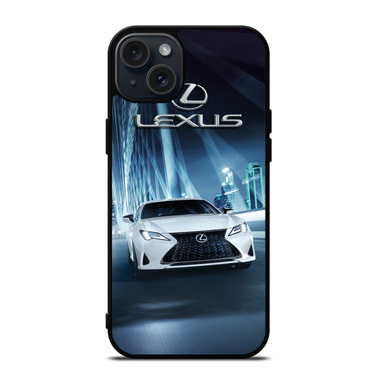 LEXUS WHITE CAR iPhone 15 Plus Case Cover