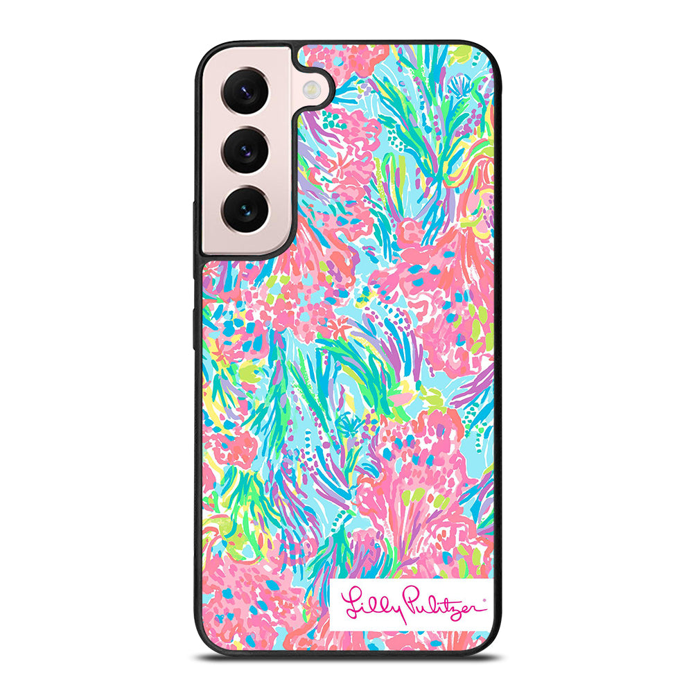 LILLY PULITZER PALM BEACH CORAL Samsung Galaxy S22 Plus Case Cover
