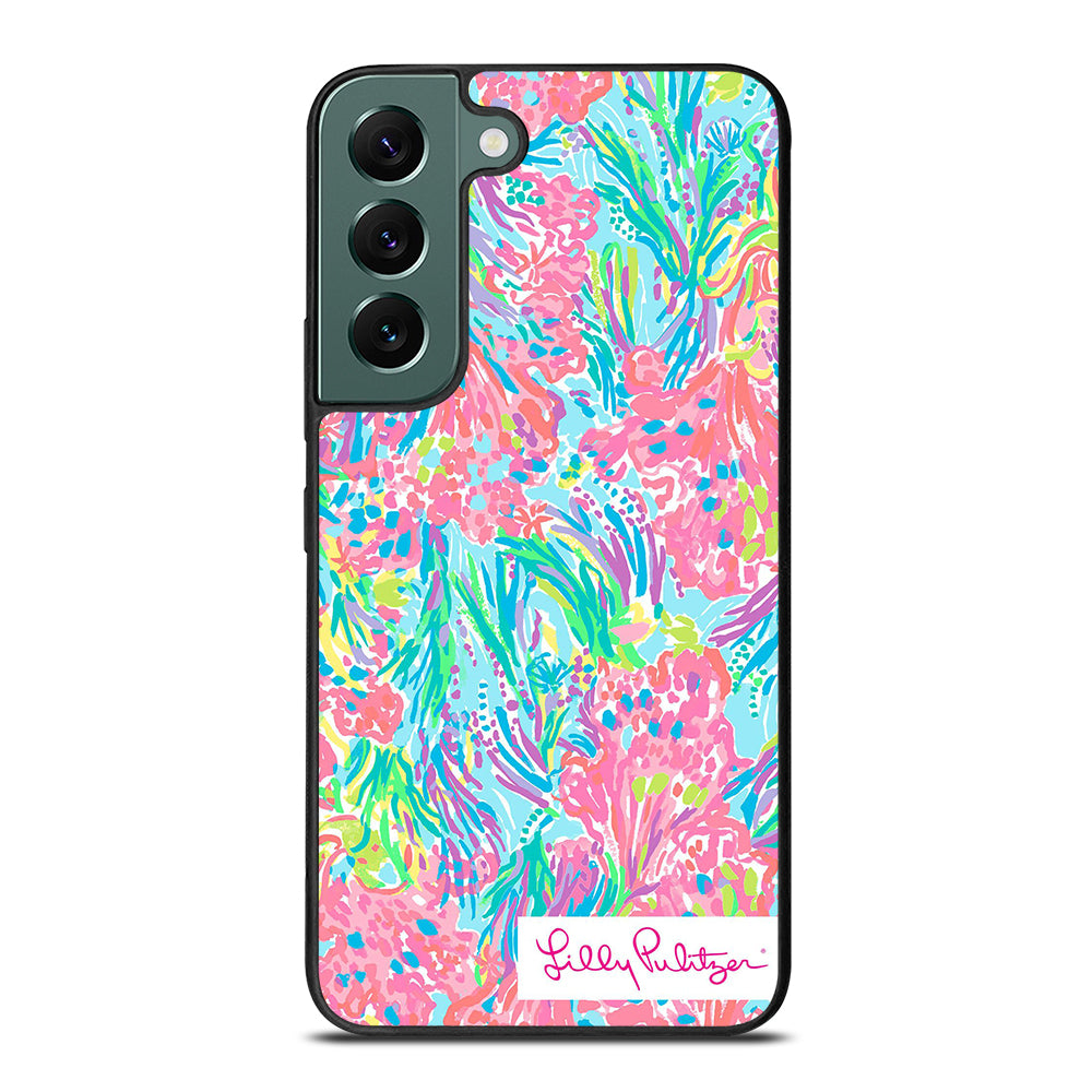 LILLY PULITZER PALM BEACH CORAL Samsung Galaxy S22 Case Cover