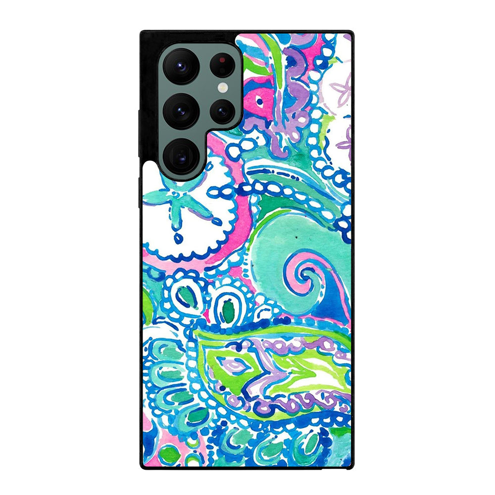 LILLY PULITZER PATTERN Samsung Galaxy S22 Ultra Case Cover