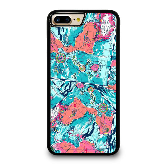 LILLY PULITZER WORLD MAPS iPhone 7 / 8 Plus Case Cover