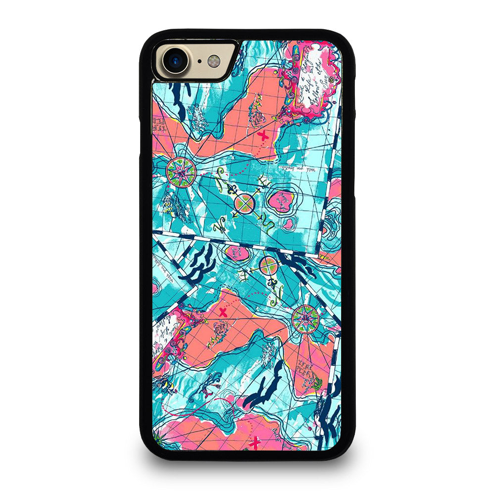 LILLY PULITZER WORLD MAPS iPhone 7 / 8 Case Cover