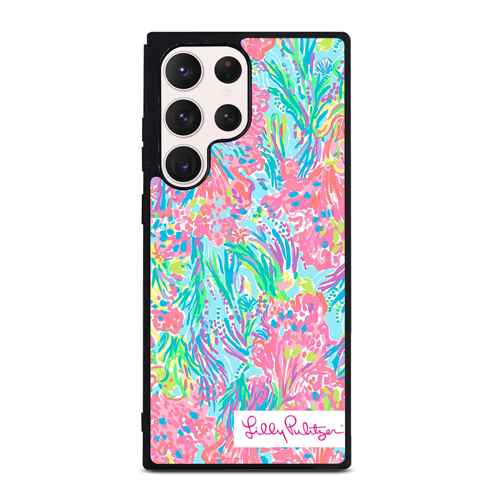 LILLY PULITZER PALM BEACH CORAL Samsung Galaxy S23 Ultra Case Cover