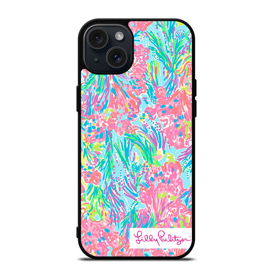LILLY PULITZER PALM BEACH CORAL iPhone 15 Plus Case Cover