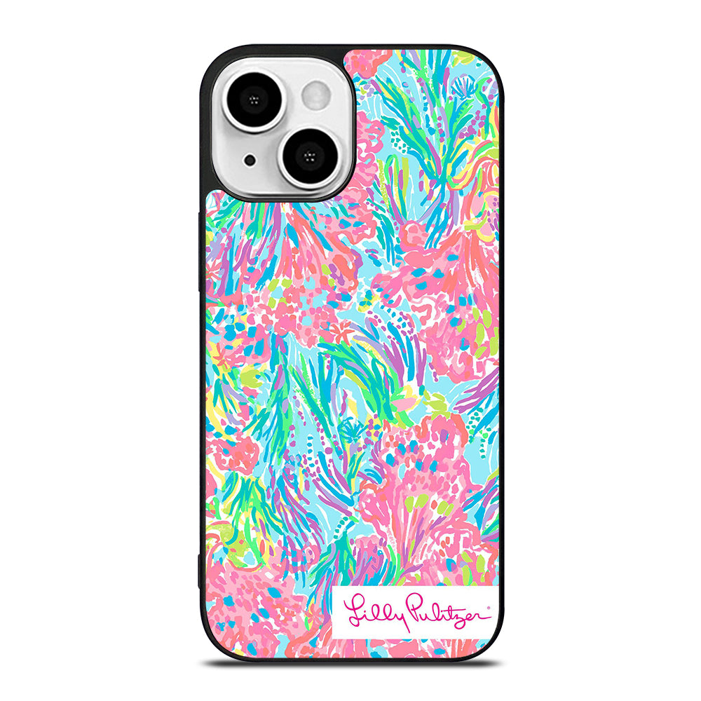 LILLY PULITZER PALM BEACH CORAL iPhone 13 Mini Case Cover