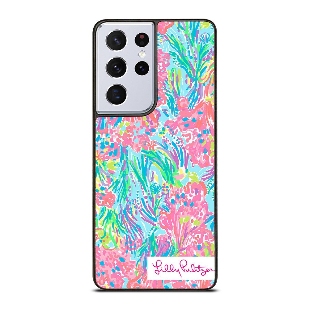 LILLY PULITZER PALM BEACH CORAL Samsung Galaxy S21 Ultra Case Cover