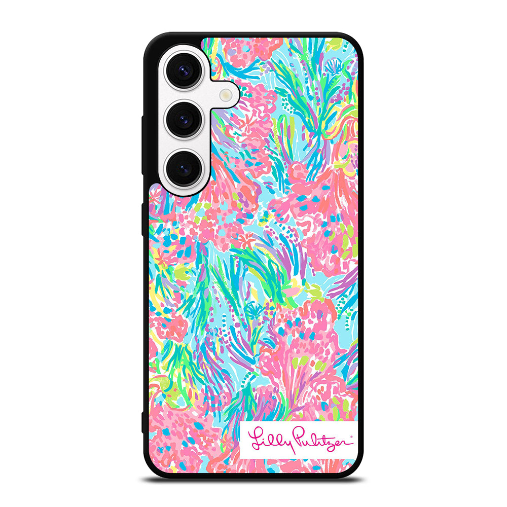 LILLY PULITZER PALM BEACH CORAL Samsung Galaxy S24 Case Cover