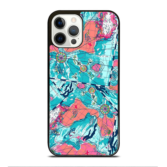 LILLY PULITZER WORLD MAPS iPhone 12 Pro Case Cover