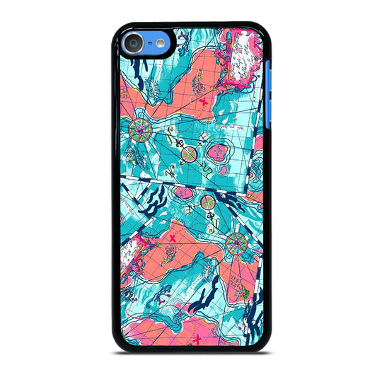 LILLY PULITZER WORLD MAPS iPod Touch 7 Case Cover