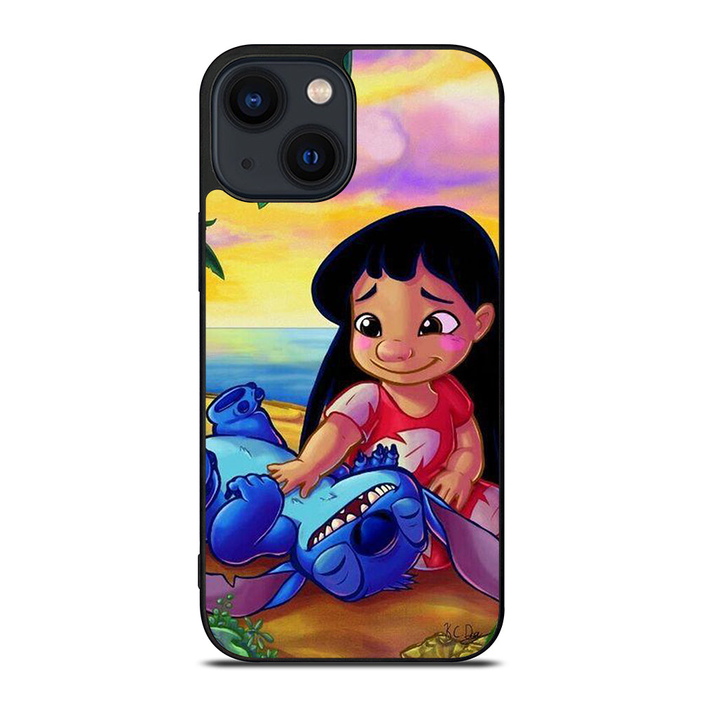 LILO AND STITCH ART iPhone 14 Plus Case Cover
