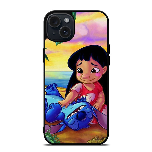 LILO AND STITCH ART iPhone 15 Plus Case Cover