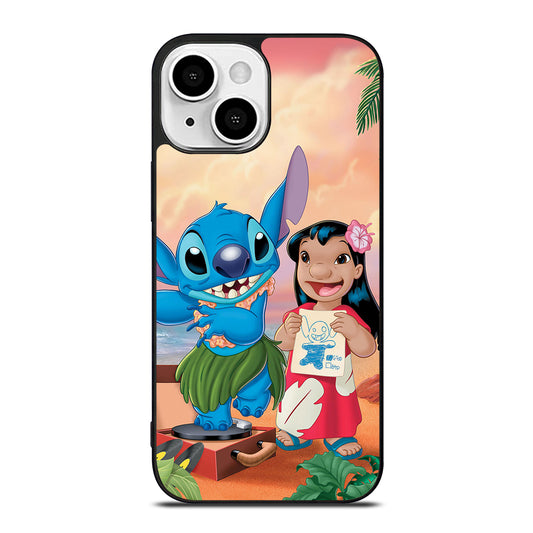 LILO AND STITCH CARTOON iPhone 13 Mini Case Cover