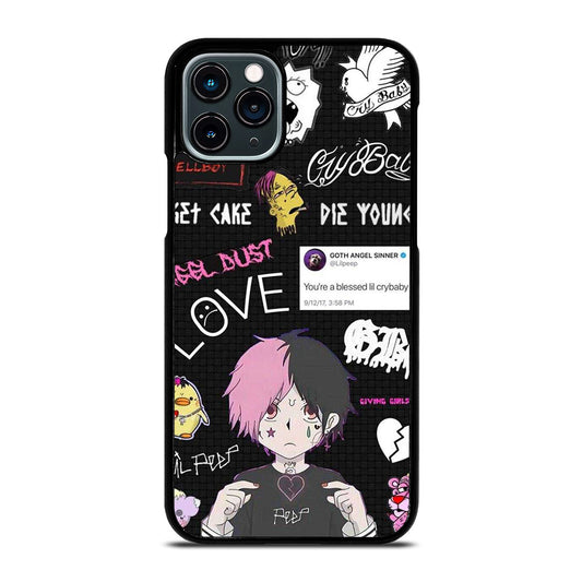 LIL PEEP RAPPER CARTOON iPhone 11 Pro Case Cover