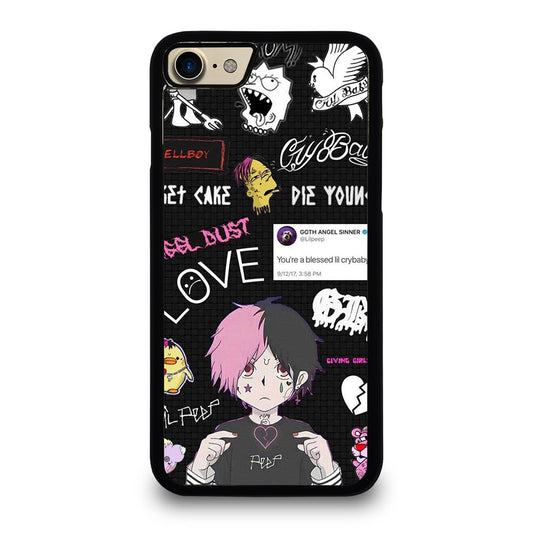 LIL PEEP RAPPER CARTOON iPhone 7 / 8 Case Cover