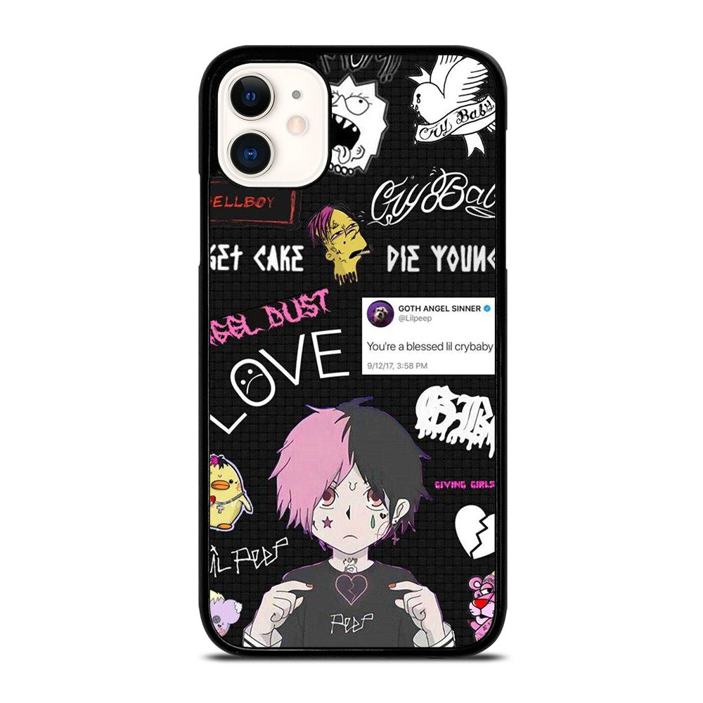 LIL PEEP RAPPER CARTOON iPhone 11 Case Cover