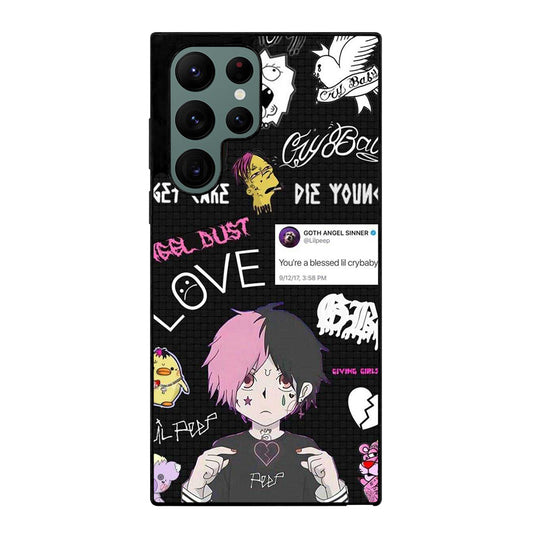 LIL PEEP RAPPER CARTOON Samsung Galaxy S22 Ultra Case Cover