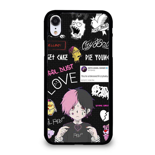 LIL PEEP RAPPER CARTOON iPhone XR Case Cover