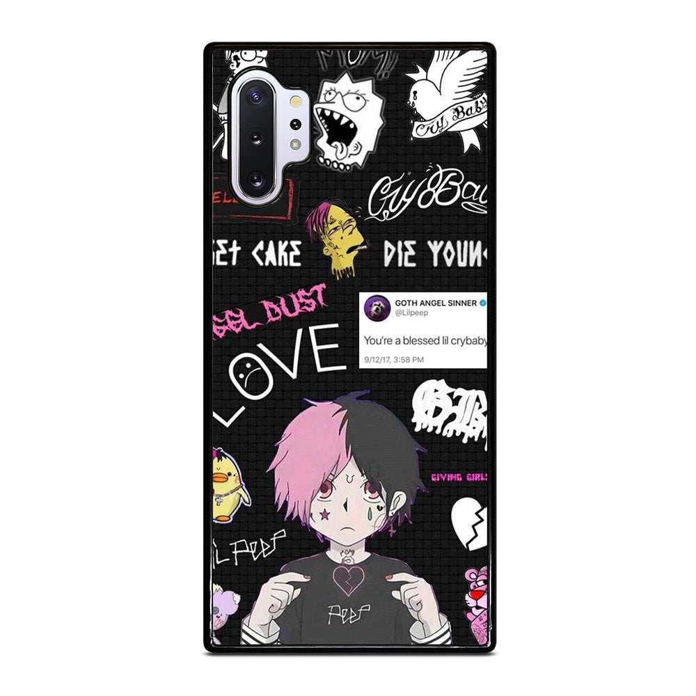 LIL PEEP RAPPER CARTOON Samsung Galaxy Note 10 Plus Case Cover