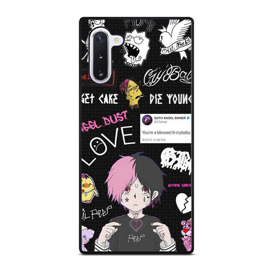 LIL PEEP RAPPER CARTOON Samsung Galaxy Note 10 Case Cover