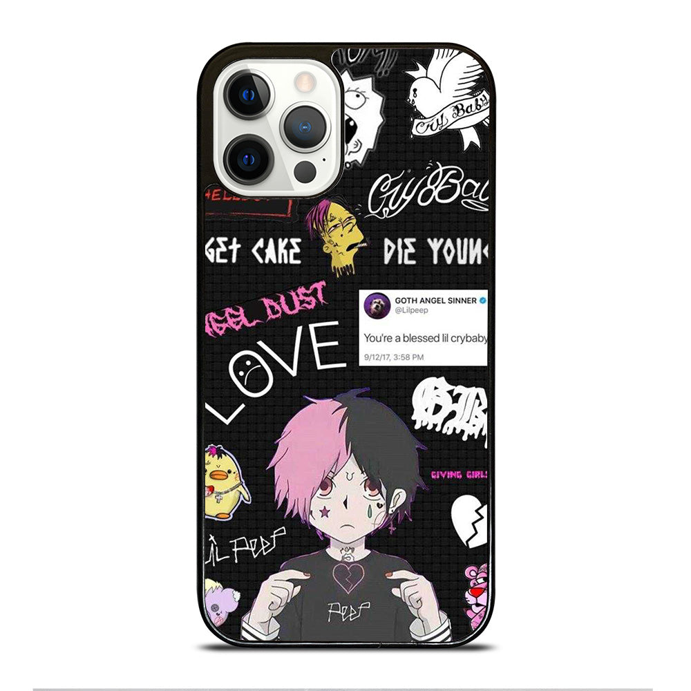 LIL PEEP RAPPER CARTOON iPhone 12 Pro Case Cover