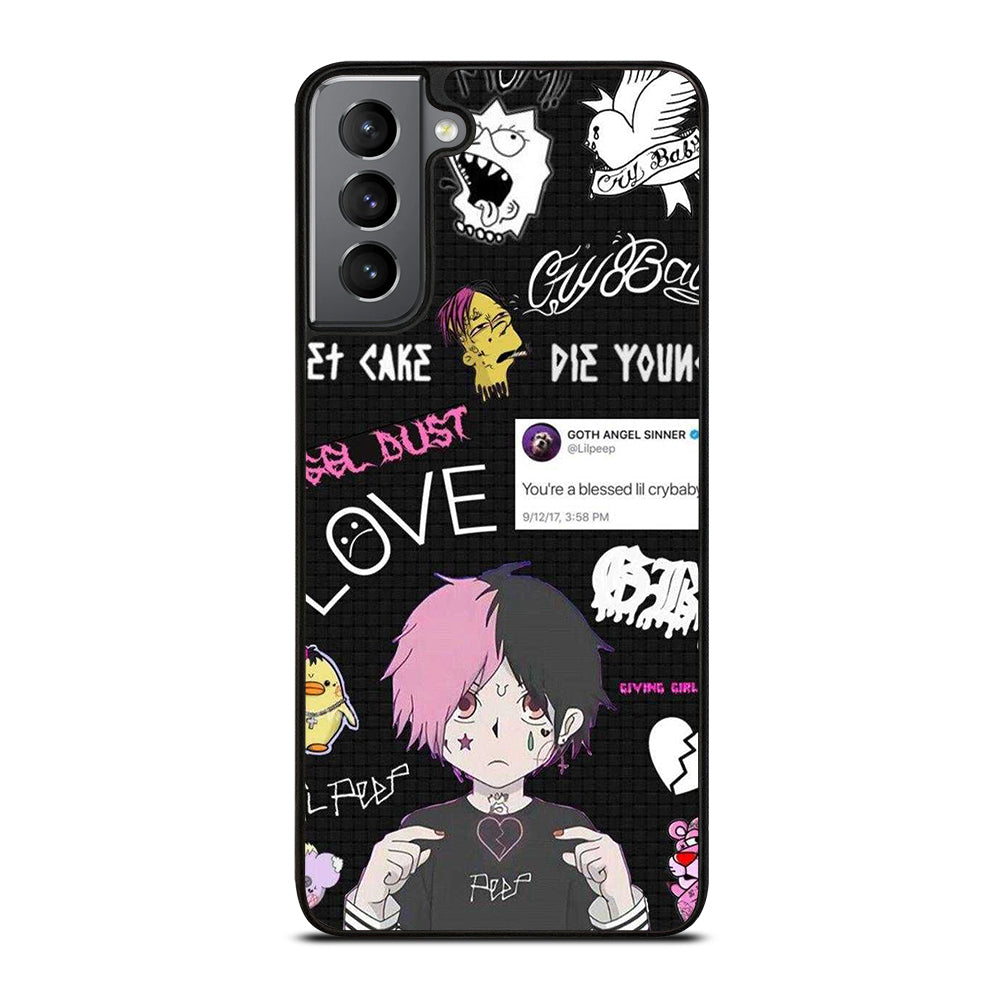LIL PEEP RAPPER CARTOON Samsung Galaxy S21 Plus Case Cover