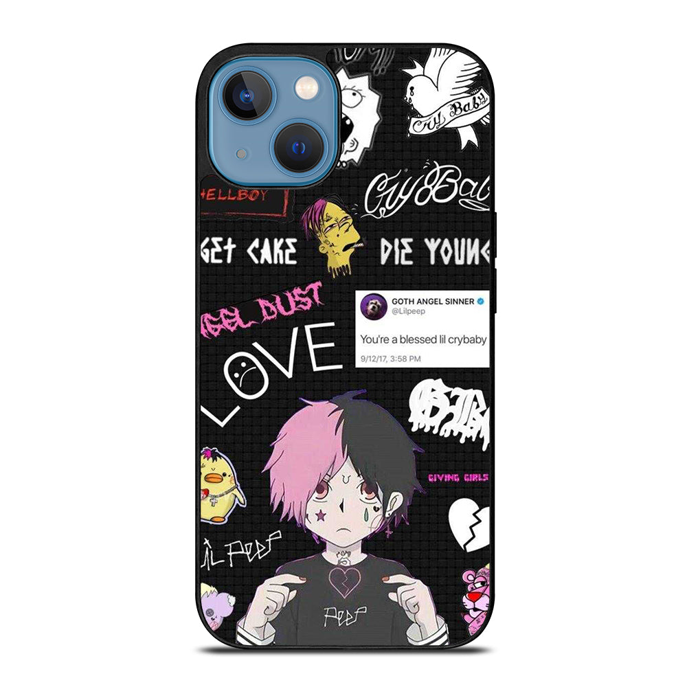 LIL PEEP RAPPER CARTOON iPhone 13 Case Cover