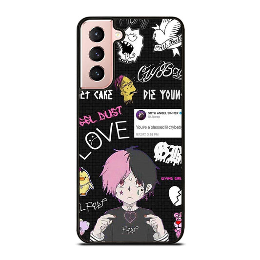 LIL PEEP RAPPER CARTOON Samsung Galaxy S21 Case Cover