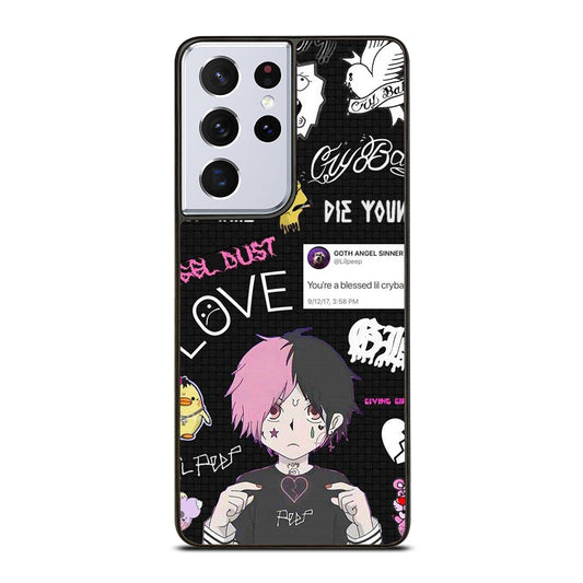 LIL PEEP RAPPER CARTOON Samsung Galaxy S21 Ultra Case Cover