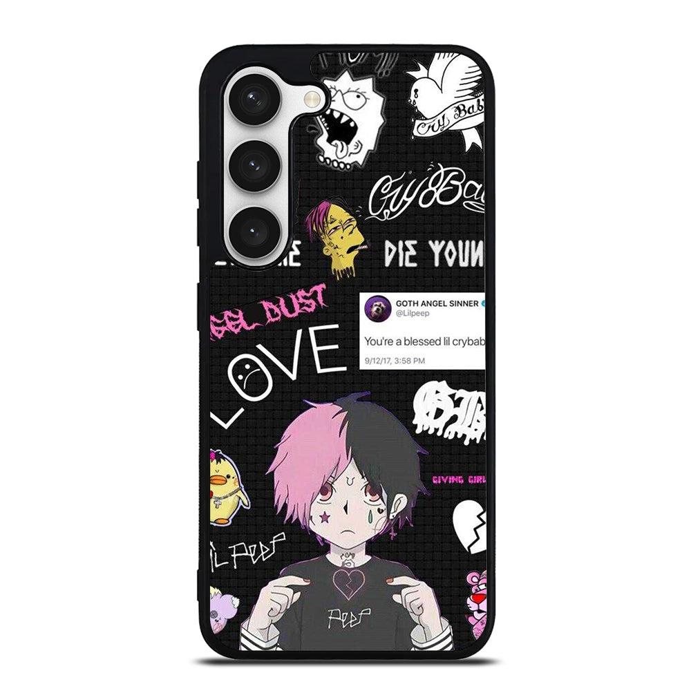 LIL PEEP RAPPER CARTOON Samsung Galaxy S23 Case Cover