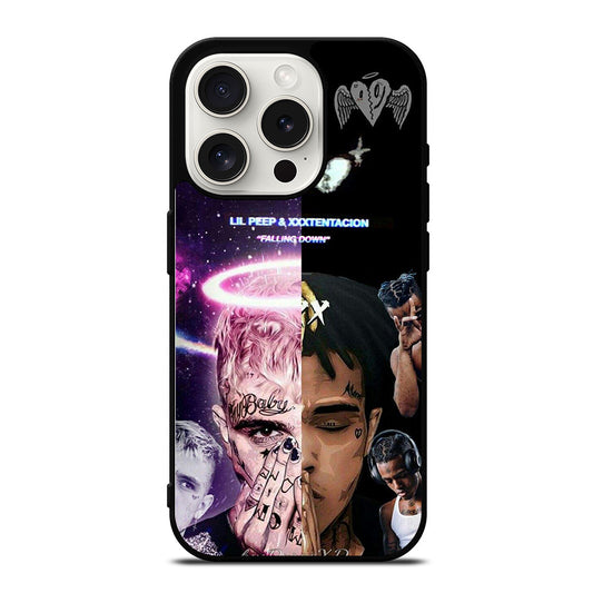 LIL PEEP X JUICE WRLD XXTENTACION RAPPER iPhone 15 Pro Case Cover