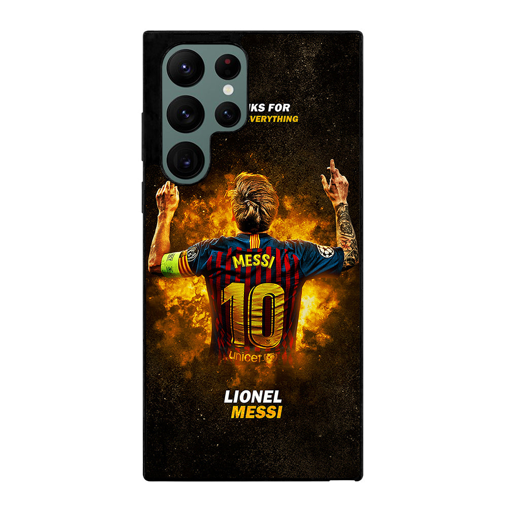 LIONEL MESSI 10 FCB 1 Samsung Galaxy S22 Ultra Case Cover