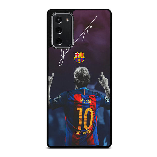 LIONEL MESSI 10 FCB 4 Samsung Galaxy Note 20 Case Cover