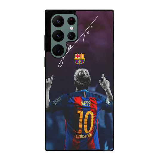 LIONEL MESSI 10 FCB 4 Samsung Galaxy S22 Ultra Case Cover