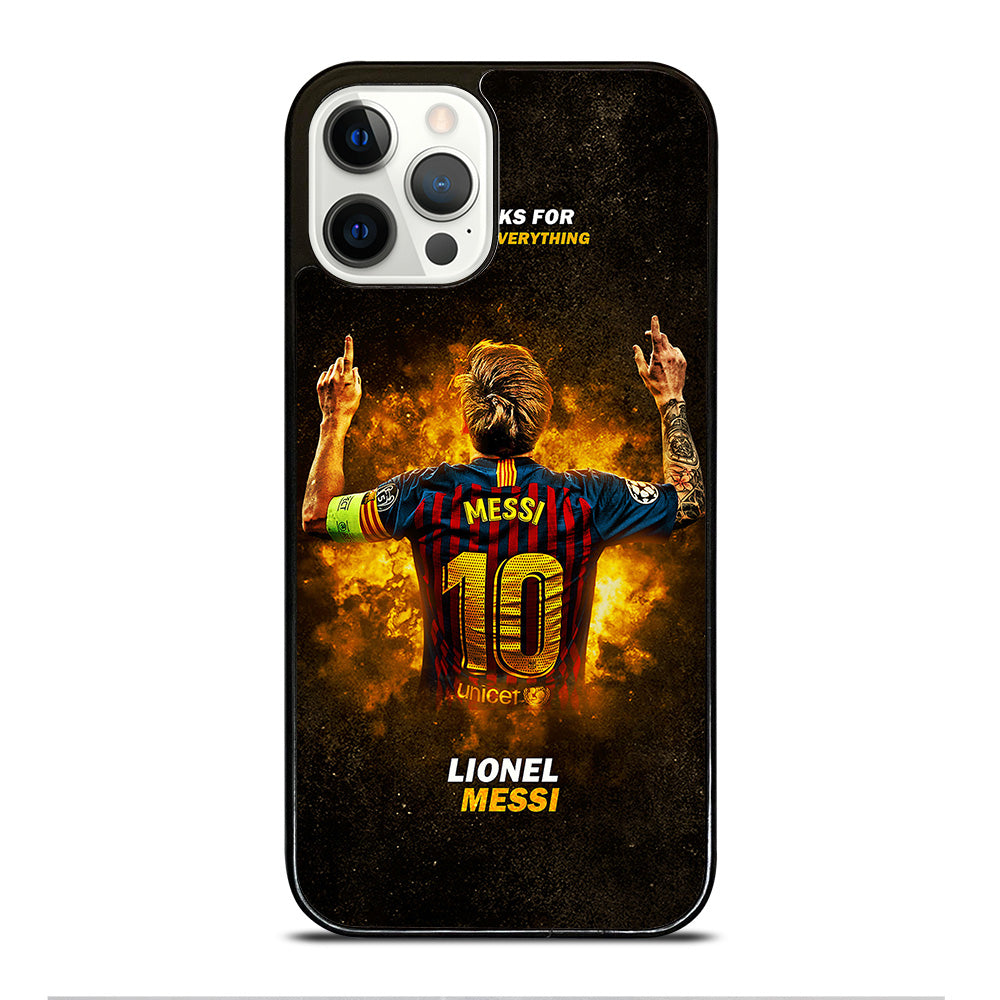 LIONEL MESSI 10 FCB 1 iPhone 12 Pro Case Cover