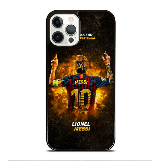 LIONEL MESSI 10 FCB 1 iPhone 12 Pro Case Cover