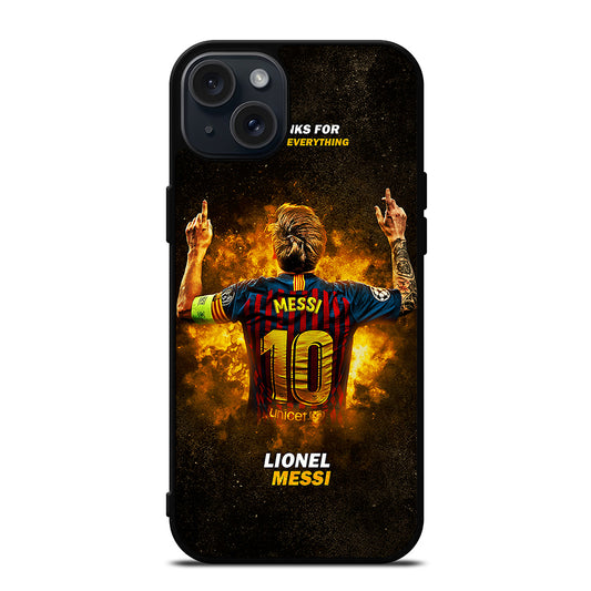 LIONEL MESSI 10 FCB 1 iPhone 15 Plus Case Cover