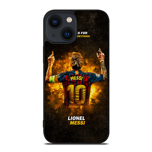 LIONEL MESSI 10 FCB 1 iPhone 14 Plus Case Cover