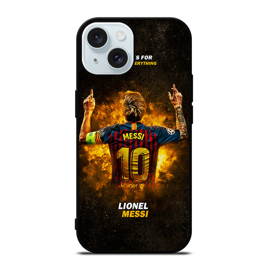 LIONEL MESSI 10 FCB 1 iPhone 15 Case Cover