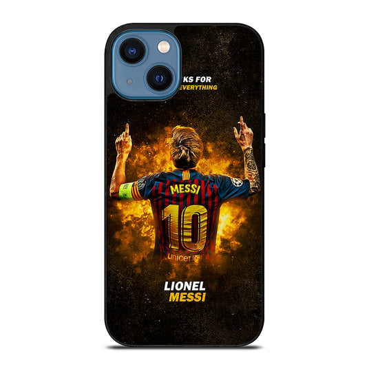 LIONEL MESSI 10 FCB 1 iPhone 14 Case Cover