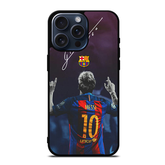 LIONEL MESSI 10 FCB 4 iPhone 15 Pro Max Case Cover