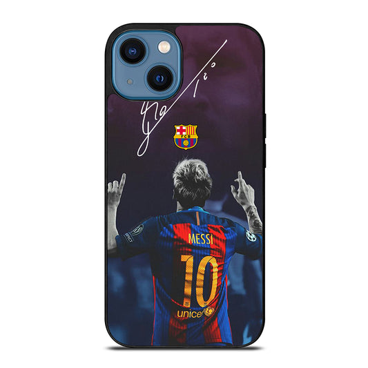 LIONEL MESSI 10 FCB 4 iPhone 14 Case Cover
