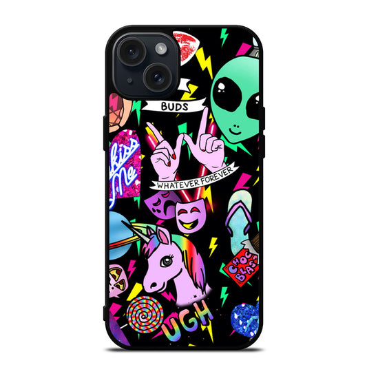 LISA FRANK COLLAGE iPhone 15 Plus Case Cover