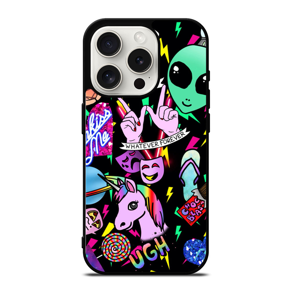 LISA FRANK COLLAGE iPhone 15 Pro Case Cover