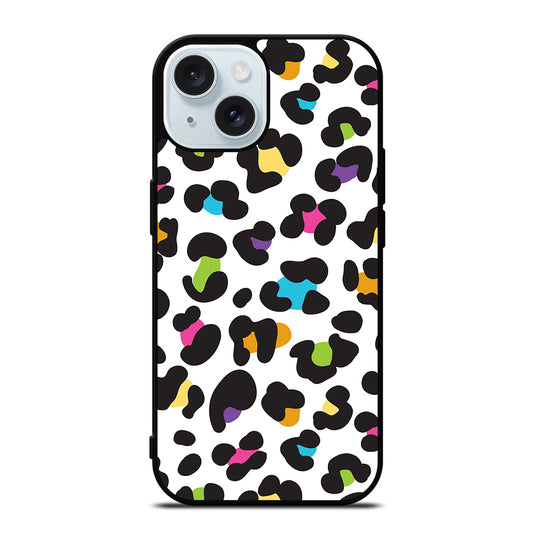 LISA FRANK LEOPARD iPhone 15 Case Cover