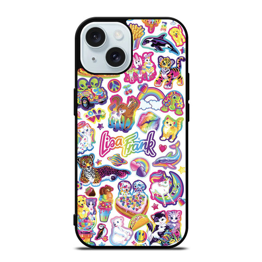 LISA FRANK PATTERN iPhone 15 Case Cover