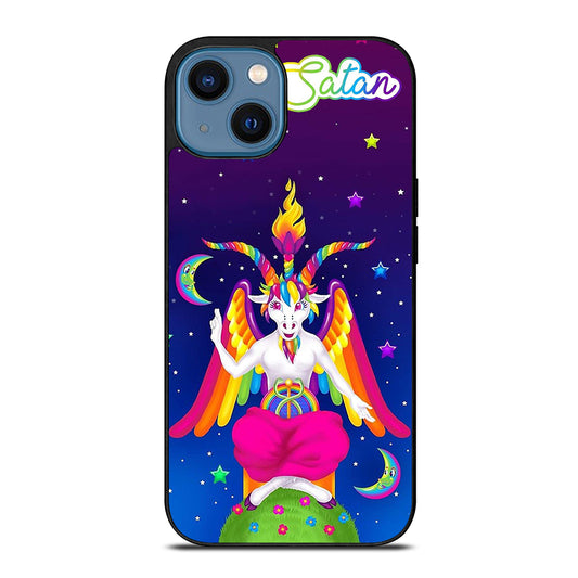 LISA FRANK RAINBOW BAPHOMET iPhone 14 Case Cover