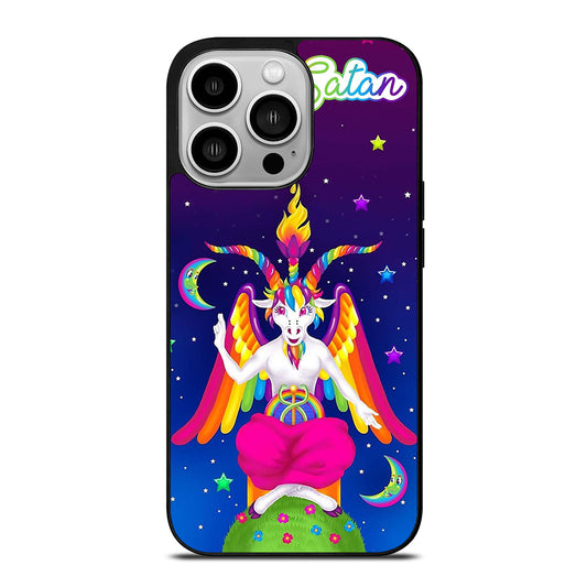 LISA FRANK RAINBOW BAPHOMET iPhone 14 Pro Case Cover